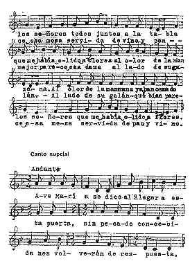 Canto de los novios